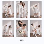 Bộ ảnh pre-wedding của cặp đôi với phong cách Hàn Quốc nhẹ nhàng, thanh lịch trong tông màu trắng tinh khôi.