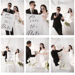 Bộ ảnh pre-wedding của cặp đôi với phong cách Hàn Quốc nhẹ nhàng tại studio.