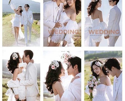 Bộ sưu tập ảnh cưới cặp đôi với phong cách Hàn Quốc nhẹ nhàng và lãng mạn ngoài trời.