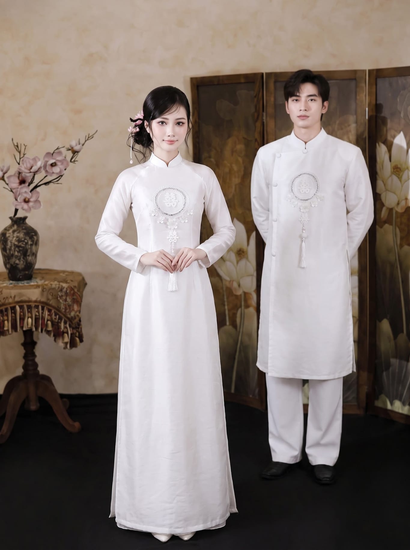 Cặp đôi dâu rể Nghệ Tĩnh cười tươi hạnh phúc trong buổi chụp ảnh cưới ngoài trời