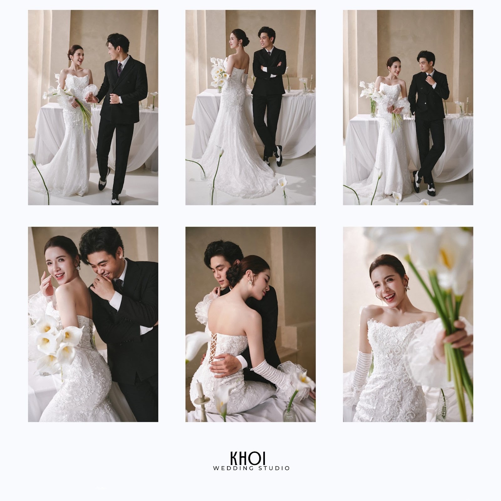 Cặp đôi trẻ nắm tay nhau cười tươi trong bộ ảnh cưới phong cách tự nhiên tại Nghệ An