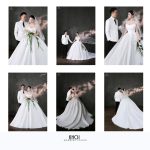 Bộ sưu tập ảnh cưới phong cách Hàn Quốc sang trọng và lãng mạn của cặp đôi tại studio.