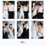 Bộ ảnh pre-wedding phong cách hiện đại và cá tính của cặp đôi với trang phục trắng đen tối giản.