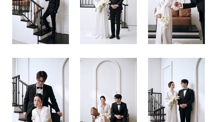 Bộ ảnh pre-wedding phong cách Hàn Quốc sang trọng và nhẹ nhàng của cặp đôi tại studio.
